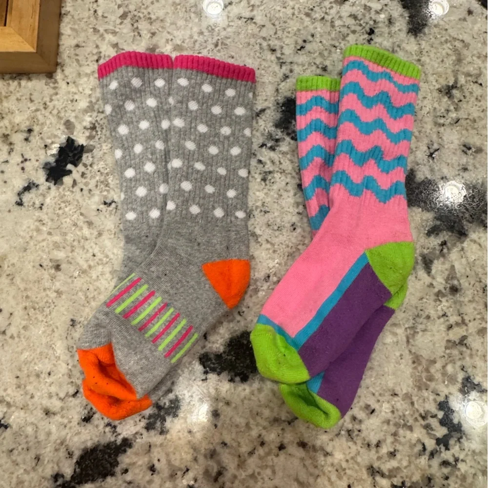 Lacrosse socks - cute colorful sock lot of 2